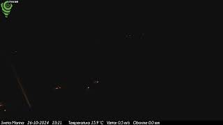 Sveta Marina  26102024  Night  TimeLapse [upl. by Furie]