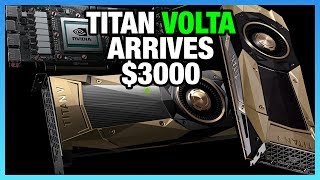 Volta Arrives in 3000 Titan V NVIDIA GPU [upl. by D'Arcy527]