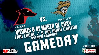 Galgos de Tijuana vs Caudillos de Chihuahua  Semana 2 Temporada 2024 [upl. by Yelahc993]