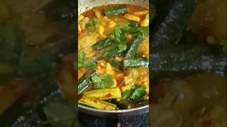 Bhindi chicken recipe 🐓😋👌🏻🥰 [upl. by Lita333]