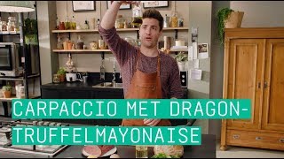 24Kitchen  Hugo’s carpaccio met dragontruffelmayonaise  Wat Eten We Vandaag  Afl 94 [upl. by Uht615]