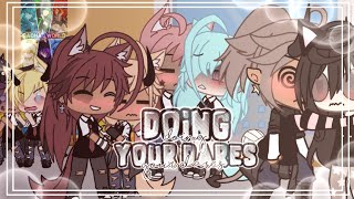 Doing your dares quotwas that flirty enough for youhis deepest secretquot cast AKA the trios dares [upl. by Whang]