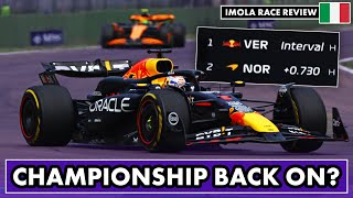 2024 Imola Grand Prix Race Review  P1 Podcast [upl. by Llerrem]