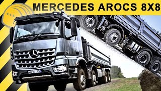 MercedesBenz Arocs Kipper 8x8 Offroad LKW Test im Steinbruch amp Vorstellung im Detail [upl. by Afira]