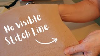 How To Sew a Blind Stitch  Either by Hand or Blind Stitch Machine [upl. by Aikat]