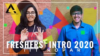 Freshers Introduction 2020  Alpha Productions  IIT Ropar [upl. by Eisned]