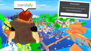 I Accidentally DESTROYED THE MAP With Admin Commands Roblox [upl. by Haimirej]