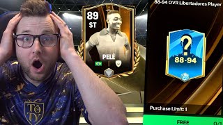 Libertadores Star Pass Claiming Pelé and Opening Packs Until We Get a FREE 88 94 in FC Mobile [upl. by Robertson707]