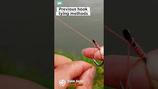 Previous hook tying methods cara ikat kail tanpa lobang fishingknots fishing fishingmethods [upl. by Esilahc]