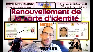 Renouvellement de la carte nationale marocaine en Europe  تجديد البطاقة الوطنية المغربية في أوروبا [upl. by Hayman]