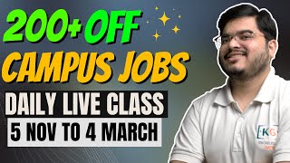 200 IT Companies Hiring Off Campus for 2025 2024 2023 Batch  Placement Preparation Live Classes [upl. by Seen]