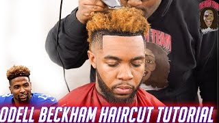 Barber Tutorial Odell Beckham Mohawk [upl. by Nylirad]