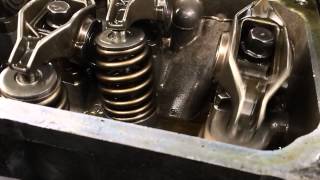 Slow motion valve springs [upl. by Iman]