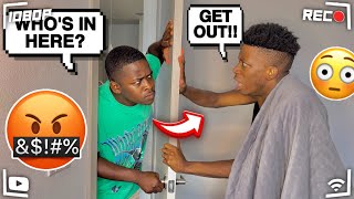 CHEATING WITH THE DOOR LOCKED PRANK ON BOYFRIENDHILARIOUS [upl. by Yleak883]