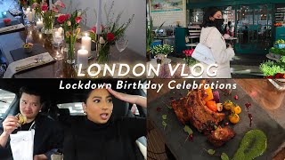 LONDON VLOG LOCKDOWN BIRTHDAY CELEBRATIONS amp TRYING OUT KOREAN HOT DOGS [upl. by Claybourne745]