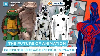 Blender Grease Pencil amp Autodesk Maya  The Future of Animation [upl. by Eberto]