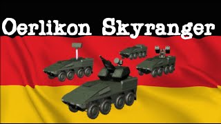 The new German Air Defense System Oerlikon Skyranger [upl. by Yenettirb537]