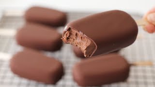 Never seen such easy and delicious ice cream recipe Just 4 ingredients Chocolate ice cream bar [upl. by Allegna]