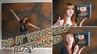 DIY Rostwand Unsere Wohnzimmerwand [upl. by Stephana]