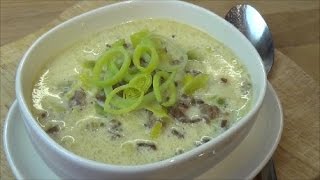 Thermomix TM 5  Schnelle HackfleischLauchKäseSuppe  Thermilicious [upl. by Odrautse]