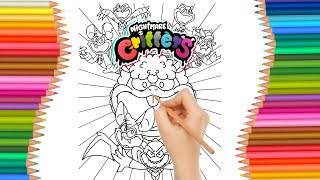 Nightmare Critters vs Incredibox Sprunki New Coloring Pages How to color SPRUNKI ORIGINAL Version [upl. by Olivia]