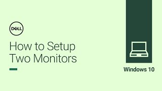 How to Connect Two Monitors to One Computer DELL Official Dell Tech Support [upl. by Stevie]