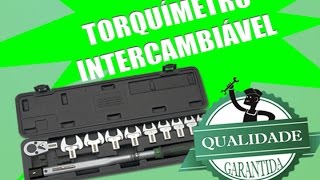 Torquímetro intercambiável [upl. by Bluma]