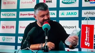 Gennaro Gattuso tries coconut water for the first time [upl. by Leind]