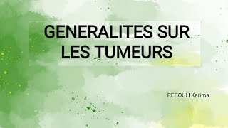 ⁦♥️⁩ ANATOMOPATHOLOGIE généralités sur les tumeurs [upl. by Mchenry530]