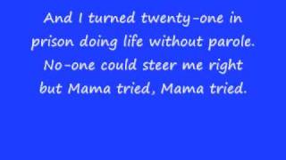 merle haggard mama tried w lyrics [upl. by Older891]