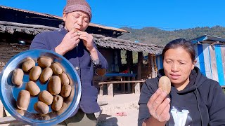 kiwi in our farm  Bhumi village vlogs bhumicooking [upl. by Fatimah]