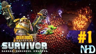 Lets Play Deep Rock Galactic Survivor Main Mission Magma Core  Driller 1 [upl. by Yseulta]