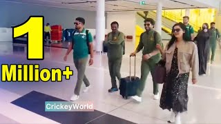 Exclusive  Pak Cricket Team Landed in Australia  Reached Canberra for Practice Match [upl. by Ynalem883]