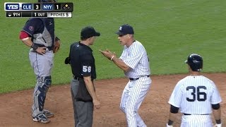 Girardi gets tossed after McCanns strikeout [upl. by Ellegna595]