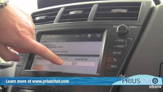 2012 Toyota Prius v Video Demo  Entune Audio System [upl. by Lertnahs]