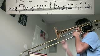 TMEA 2324 All State Tenor Trombone Etude 3 Attempt [upl. by Clotilde160]