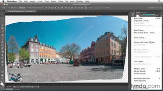 Photoshop Tutorial  Create panoramas with Photomerge and AutoBlend [upl. by Eichman]