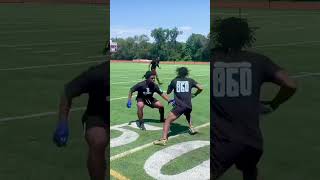 High School Wide Receiver Destroys DB [upl. by Hedda]