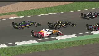 2024S4 IRacing Super Formula Lights Silverstone First time [upl. by Dagna]