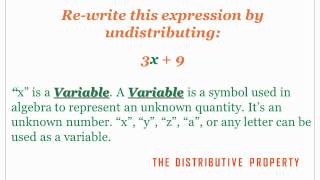 Distributive Property 6th grade math [upl. by Dnartreb]