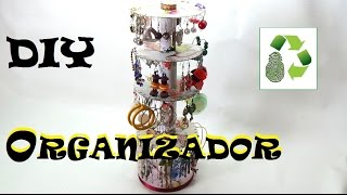 Cómo hacer Organizador de Pendientes o Aretes Reciclaje Ecobrisa [upl. by Marissa]