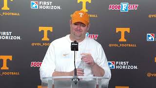 Josh Heupel reacts to Vols OT win over Florida  Tennessee Football [upl. by Janenna]