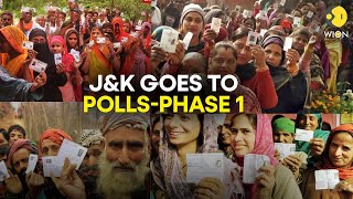 Jammu and Kashmir Assembly Polls Live 2672 Voter Turnout Recorded Till 11 AM in the First Phase [upl. by Eppilihp]