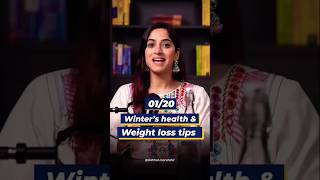 Winter Health and Weight Loss Tips 😱👈 winterspecial winterwellness podcast shorts water health [upl. by Dorrahs]