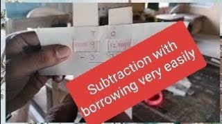 Subtraction with borrowing in easy way fir good understanding [upl. by Handler]