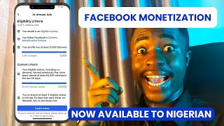 UPDATE Facebook Monetization Now Available to Nigerians [upl. by Alberic259]