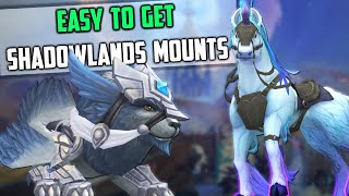 Easy to Get Shadowlands Mounts and How to Get Them  WoW [upl. by Eceinej175]