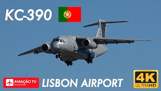 KC390 26902 • Força Aérea Portuguesa • Lisbon Airport • Arrival [upl. by Menard556]