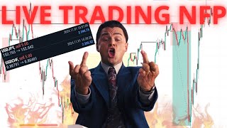 Live Trading NFP crazy profits [upl. by Salazar419]