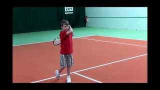 Agassi AWSOME Junior Footwork Pattern Drill [upl. by Hollenbeck]